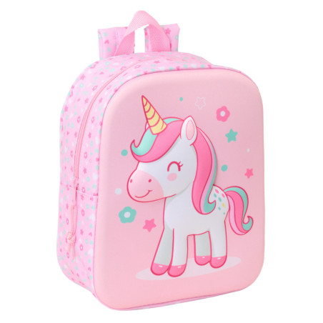 MOCHILA GUARDERIA 3D SAFTA UNICORN 3D SAFTA25 VAC 622547011 MEDIDAS: 27*22