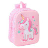 MOCHILA GUARDERIA 3D SAFTA UNICORN 3D SAFTA25 VAC 622547011 MEDIDAS: 27*22
