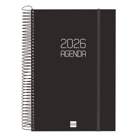AGENDA OPAQUE E11 1DP 2026 NEGRO+ FINOCAM26 742876026 175 X 29 X 242 MM