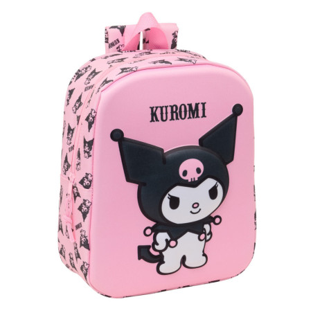 MOCHILA GUARDERIA 3D KUROMI 3D SAFTA26 622548011 27X22 UNIDAD