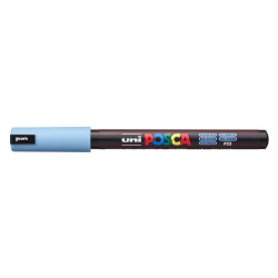 MARCADOR UNI-BALL POSCA PC-1MR PUNTA EXTRA FINA 0,7MM AZUL GLACIAR -P33-