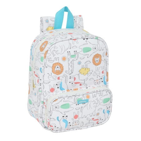 MOCHILA GUARDERIA C/BOLSILLO SAFTA PREESCOLAR "ZOO" SAFTA25 ENERO 642491232