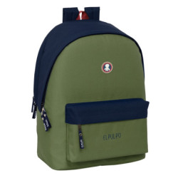 MOCHILA DOBLE PARA PORTATIL 15,6"+USB EL PULPO "VERDE" SAFTA26 622558820 44X31 UNIDAD