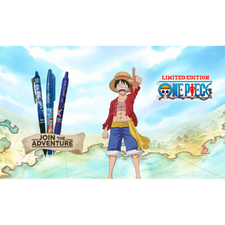 BOLIGRAFO PILOT FRIXION SET REGALO 6U ONE PIECE + STICKERS ECA457558-A