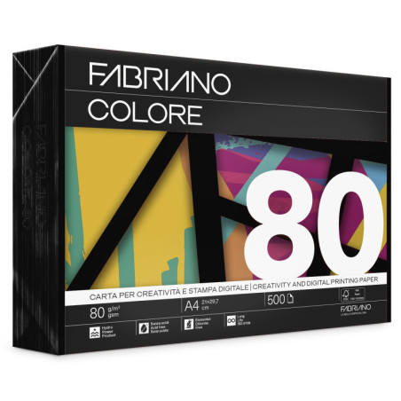 FABRIANO COLORE NERO FSC A4 80g 500H