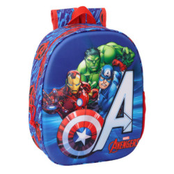 MOCHILA 3D AVENGERS 3D SAFTA26 622567890 33X27 UNIDAD