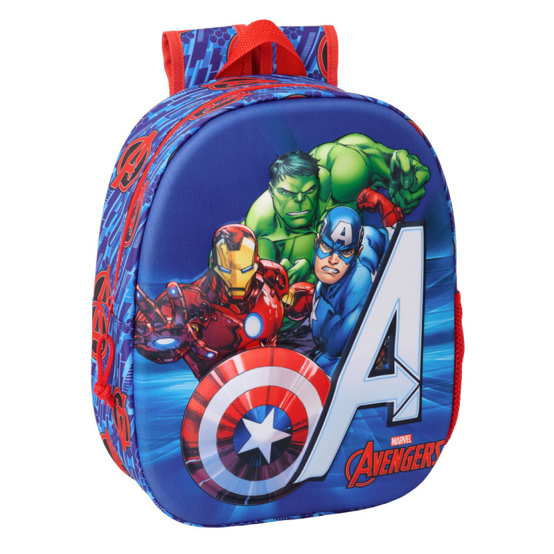 MOCHILA 3D AVENGERS 3D SAFTA26 622567890 33X27 UNIDAD