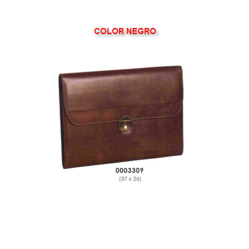 CARPETA MATTIES PORTADOCUMENTOS ASA POLIPIEL NEGRO 36CM 3309 ^