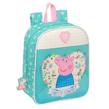 MOCHILA GUARDERIA ADAPT.CARRO PEPPA PIG "PRETTY FLOWERS" SAFTA25 ENERO 612390232