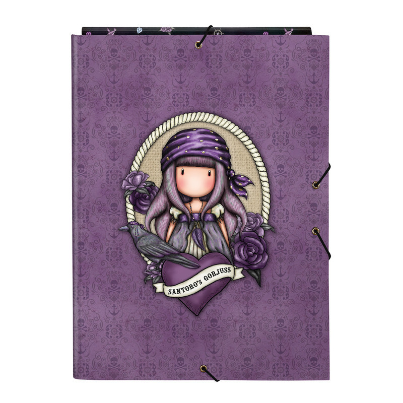 CARPETA FOLIO 3 SOLAPAS GORJUSS "SEA NIXIE" 522120068 33,5*26 SAFTA22