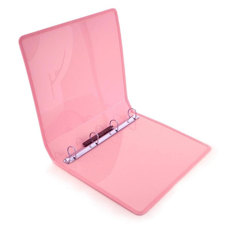 CARPETA 4A 40 OFFICEBOX PP BORDE TELA PASTEL ROSA UNIDAD 44005RB
