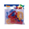 JUEGO JOVI PLASTILINA MOLDES ANIMALES SELVA BLISTER 6U REF 7J UNIDAD