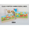 JUEGO WG MADERA ENCAJABLES 3 OSITOS 5864 ^