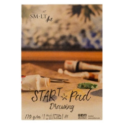 BLOC DIBUJO ENCOLADO DRAWING STAR PAD TECNICAS SECAS A-4 20H 170G PS-20(170) PRECISION