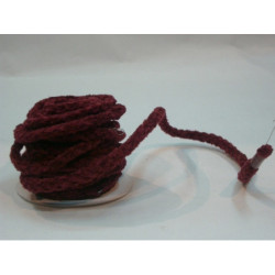 CINTA REGALO CORDON TERCIOPELO GRANATE 10YD 57393104 ^