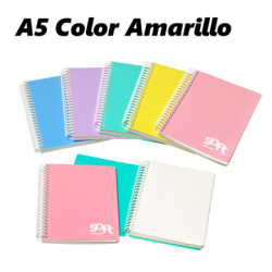 LIBRETA A5 PP CARCHIVO PUNTEADO 80H 90G AMARILLO 64604120