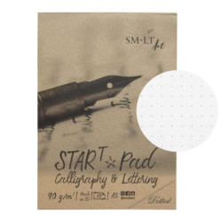 BLOC DIBUJO ENCOLADO CALLIGRAPHY & LETTERING STAR PAD PUNTEADO A-5 30H 90G 5KDS-30/T PRECISION