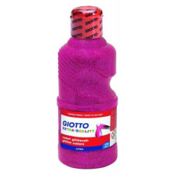 TEMPERA GIOTTO LIQUIDA GLITTER MAGENTA 250ML FILA