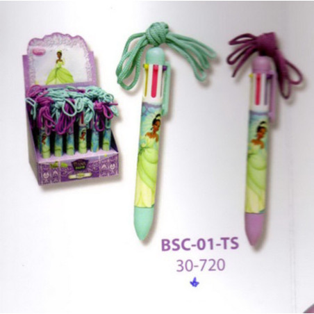 BOLIGRAFO CYP COLGANTE 6 COL. COLGANTE TIANA Y EL SAPO BSC-01-TS