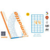 ETIQ. INK/LAS/FOT A4 48,5X25,4 CJ.100H. CAN. RECTOS 4400U MATTIO