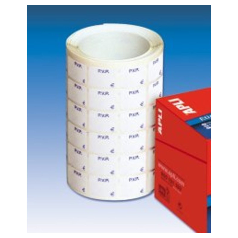 ETIQUETAS APLI ROLLO PVP REMOVIBLE 12*18 BLANCA 10084