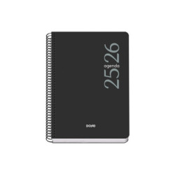 AGENDA ESCOLAR DOHE25 25/26 BASIC ESENCIAL PP A-5 DP NEGRO 52075