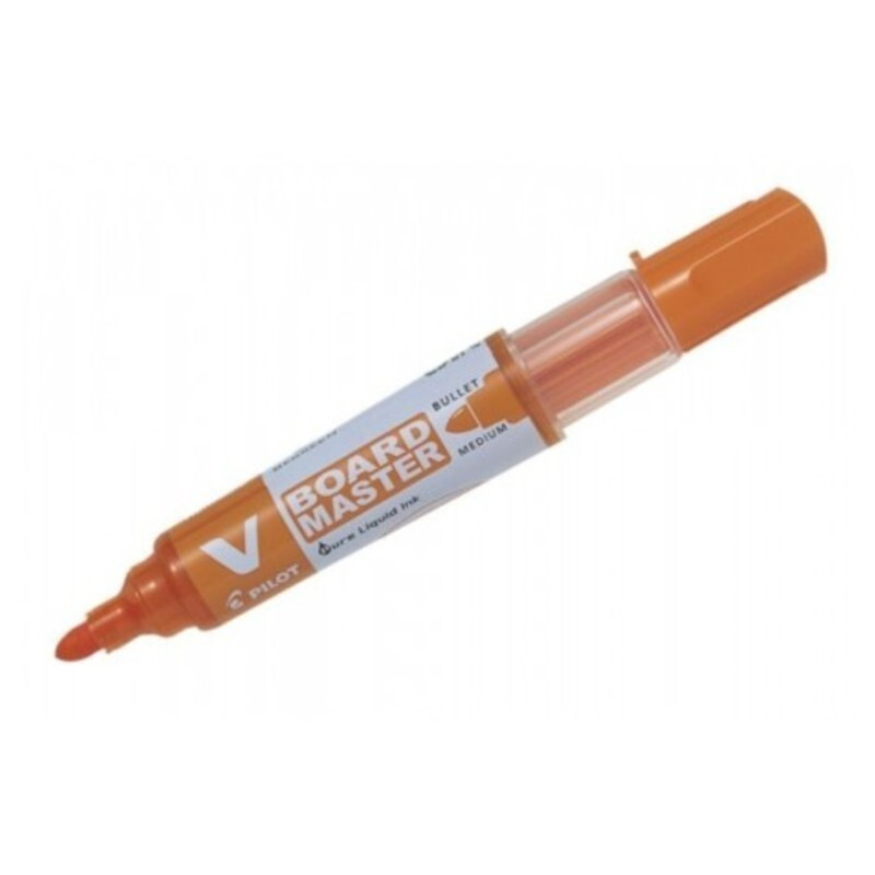 ROTULADOR PILOT PIZARRA BLANCA V BOARD NVBMNA NARANJA RECARGABLE C/10U