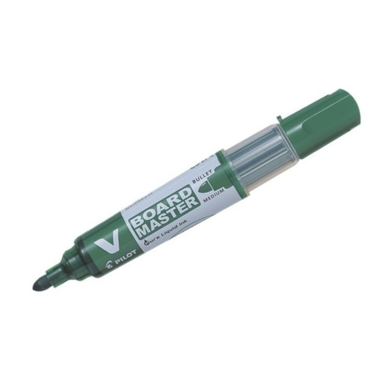 ROTULADOR PILOT PIZARRA BLANCA V BOARD NVBMV VERDE RECARGABLE C/10U