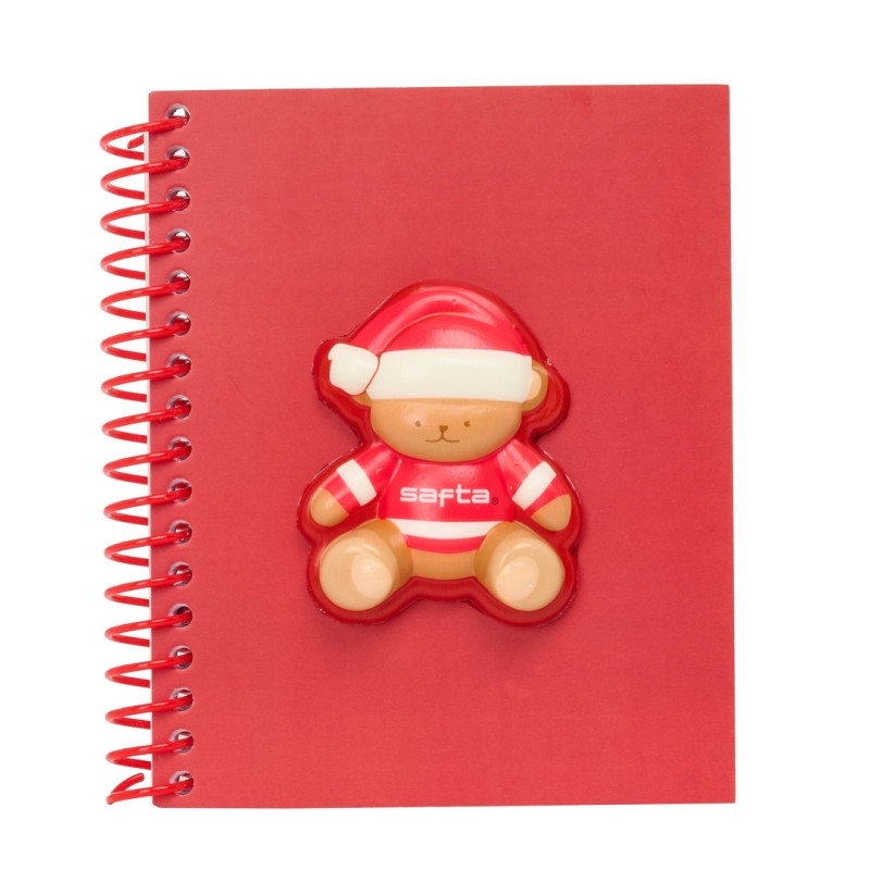 BLOC DE NOTAS FRONTAL SQUISHY OSITO ROJO 5425031007 SAFTA25 SEPTIEMBRE