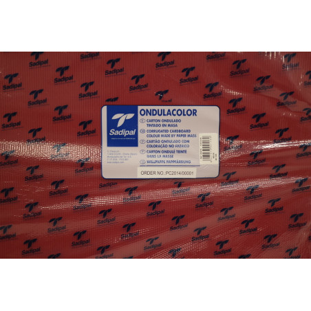 CARTON ONDULADO ROJO 50*65 PTE 5H 05916 SADIPAL