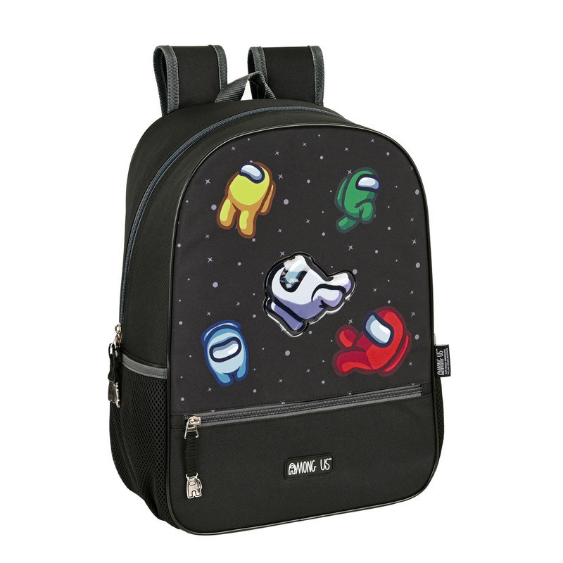 MOCHILA DE 40 CM AMONG US BLACK 642194180 40*30 SAFTA22