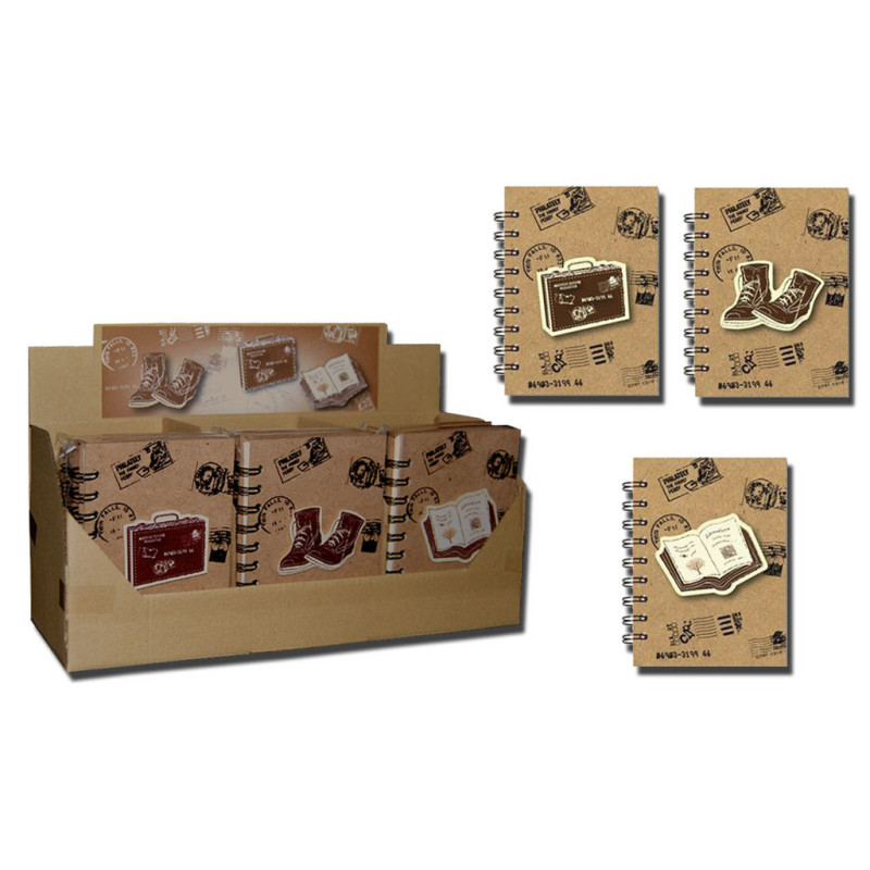 CUADERNO DEC HZTAL 100*140 VIAJES 6MOD SURTIDOS RUSTICO 0322 FORCEL (18)