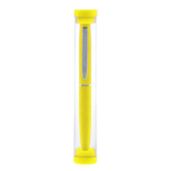 BOLIGRAFO BOLSIN ALUMINIO COLOR AMARILLO C/ESTUCHE 4545/05 DISPLAST