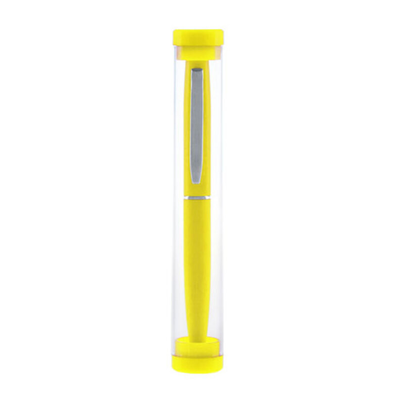 BOLIGRAFO BOLSIN ALUMINIO COLOR AMARILLO C/ESTUCHE 4545/05 DISPLAST