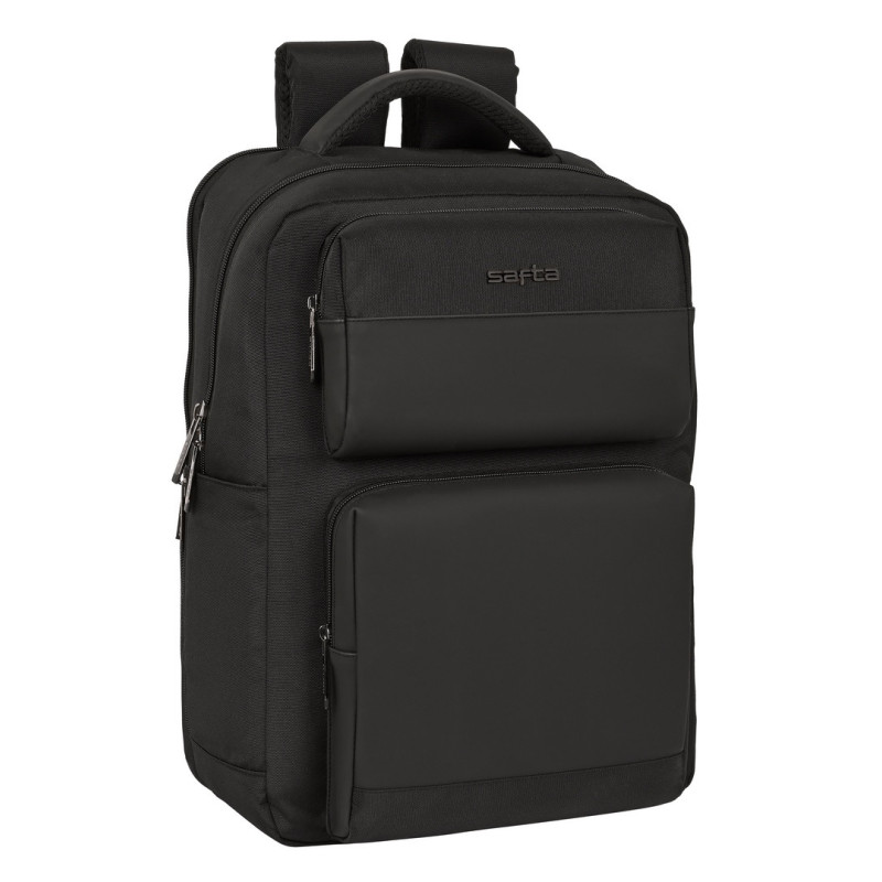 MOCHILA 2 BOLSILLOS PORTATIL 15,6''+USB SAFTA BUSINESS "BLACK" SAFTA26 642200377 44X31 UNIDAD