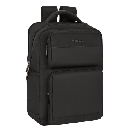 MOCHILA 2 BOLSILLOS PORTATIL 15,6''+USB SAFTA BUSINESS "BLACK" SAFTA26 642200377 44X31 UNIDAD