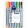 ROTULADOR STAEDTLER 334 TRIPLUS FINELINER 10 COLORES