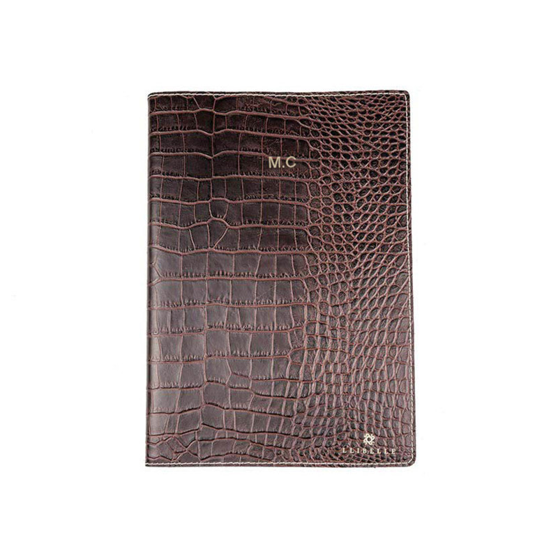 LIBRETA LLIBELLE A-4 MODELO MONACO COLOR MARRON AILSHG0400- 0002 UNIDAD