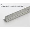 ESCALIMETRO TRIANGULAR 30 CM FABER 153-B 1:100/200/250/300/400/500