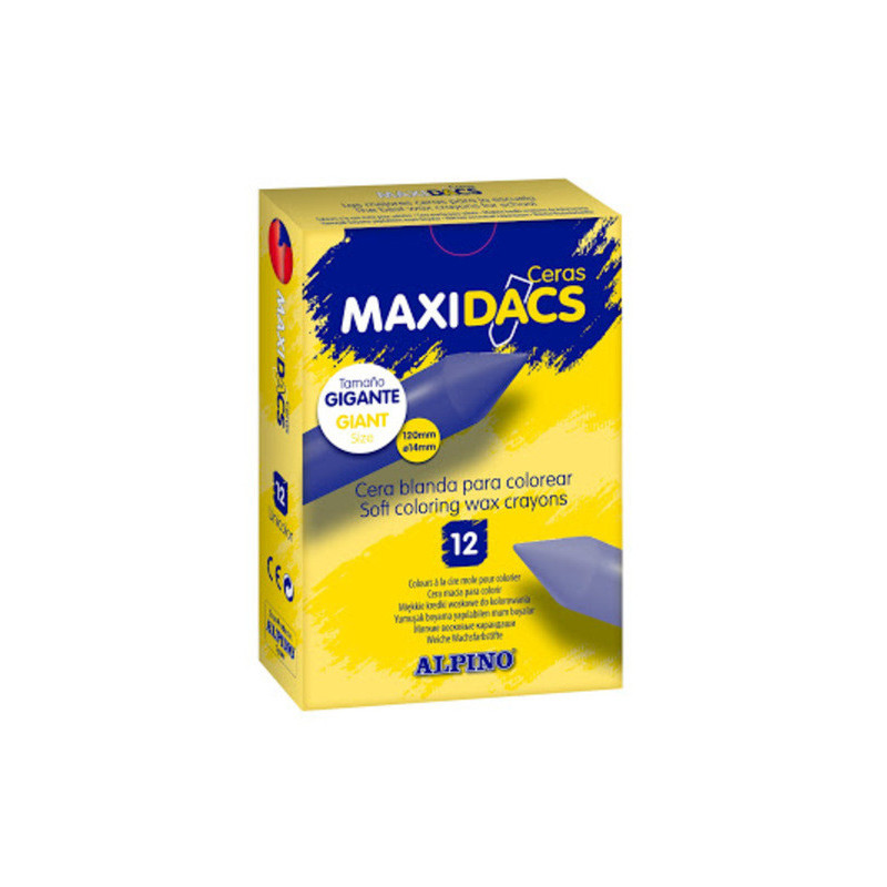 CERAS MAXI DACS ALPINO 12 UNIDADES GRANEL NARANJA DX060106
