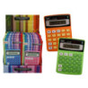 CALCULADORA PAMPY ESCOLAR 8 DIGITOS COLORES POESSA 315448