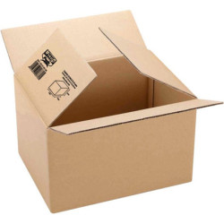 CAJA EMBALAJE 400X290X220 MARRON C.SENCIL.3MM GRAFOPLAS