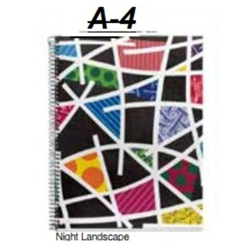 CUADERNO EUROPEAN A-4 MR14 120H BRITTO NIGHT LANDSCAPE 47875 ^