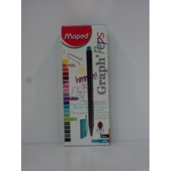 ROTULADOR MAPED GRAPH'PEPS 0,4 AZUL TURQUESA C/12U 749105
