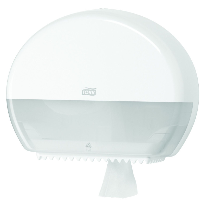 PORTARROLLOS PAPEL HIGIENICO TORK MINI JUMBO BLANCO