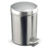 PAPELERA CON PEDAL INOXIDABLE DE 3L ROCADA