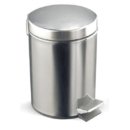 PAPELERA CON PEDAL INOXIDABLE DE 20L ROCADA