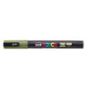 MARCADOR UNI-BALL POSCA PC-3M PUNTA REDONDA 0,9-1,3MM VERDE KAKI -7-