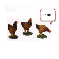 GALLINA MARMOLINA 7CM OLIVER 28351 ^