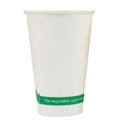 VASOS CARTON BLANCO 8 OZ CAFE 240 ml. BOLSA DE 50 (B03337)